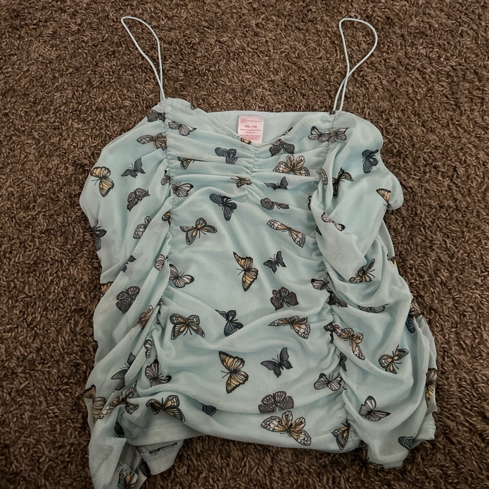 Butterfly Print Women's Top